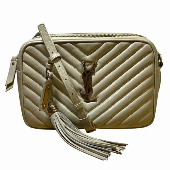 SAINT LAURENT Beige Shoulder Bag - Picture 1 of 9